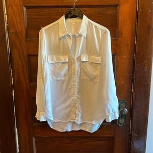 The Group by Babaton, utility blouse, white, size small